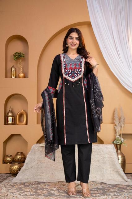 Janni cotton 3pcs wholesale kurtis in hyderabad online