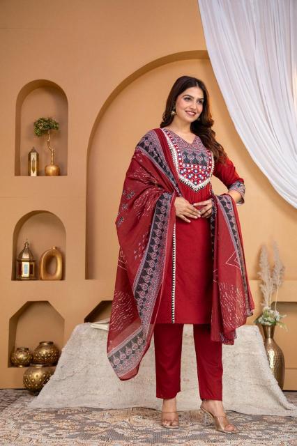 Janni cotton 3pcs wholesale kurtis in jalandhar 