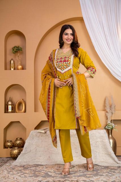 Janni cotton 3pcs wholesale kurtis in jodhpur 