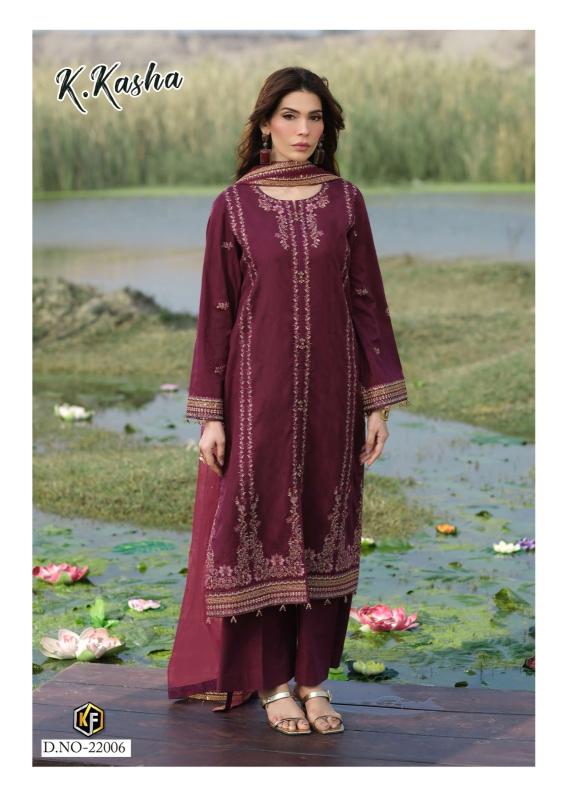 Keval fab k kasha vol-22 ladies wholesale dress material market in hyderabad 