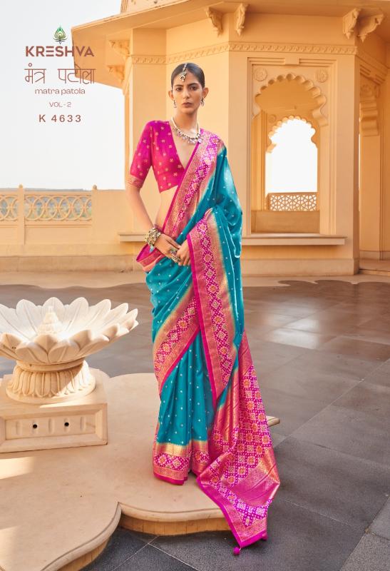 Kreshva mantra patola vol-2 designer patola saree in surat 