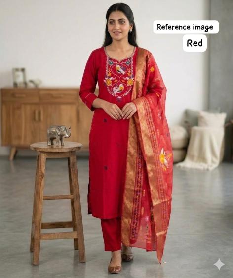 Krunique 3pcs wholesale kurti shops in ernakulam 