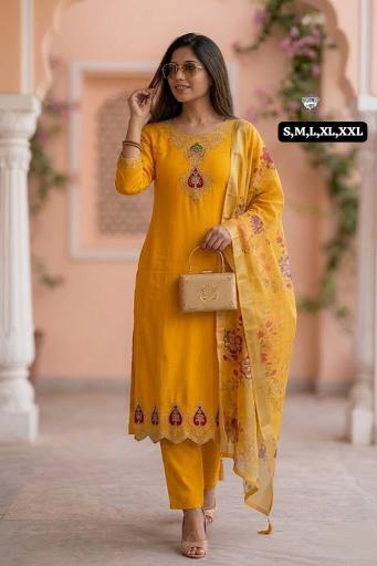 Krunique 3pcs wholesale kurtis for business 
