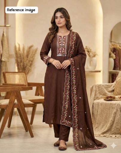 Krunique anarkali 3pcs wholesale kurti catlog 