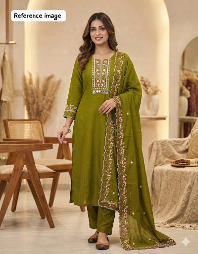 Krunique anarkali 3pcs wholesale kurti collection 