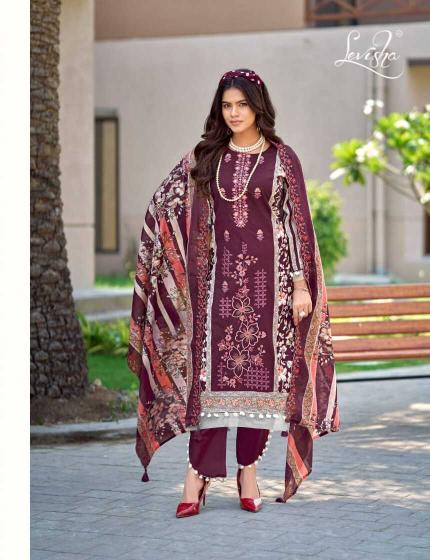Levisha madhubala-16 catalog designer brand code dress material wholesalers 