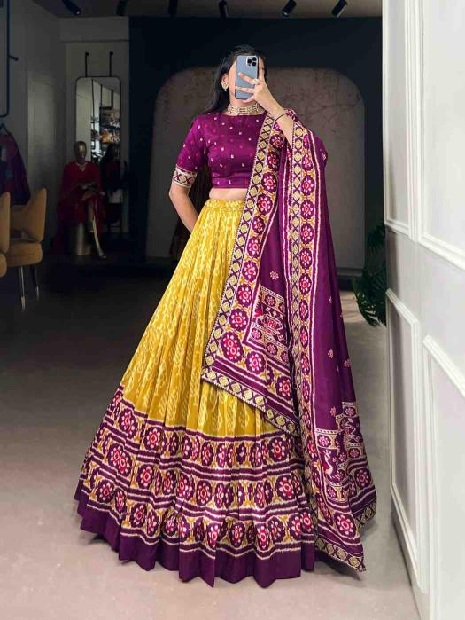 LNB 1246 Tasar Silk MST Bridal lehenga choli in Gujarat