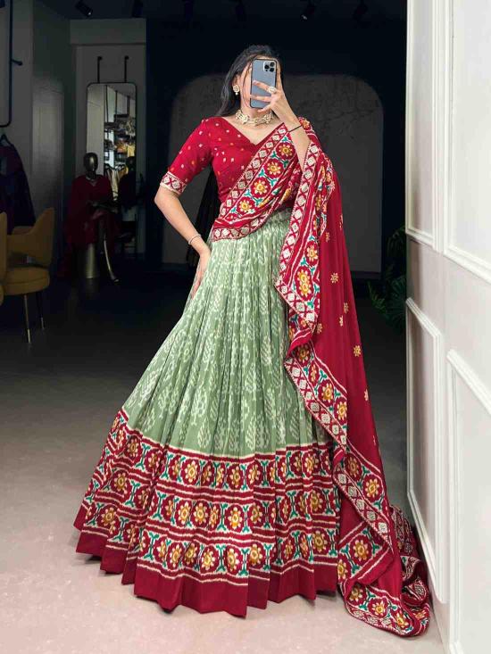 LNB 1246 Tasar Silk SGN Heavy bridal lehenga choli in Gujarat