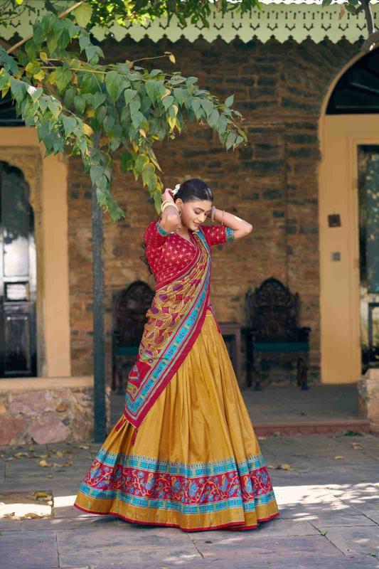 LNB 1255 Tasar Silk MST Surat lehenga choli wholesale market