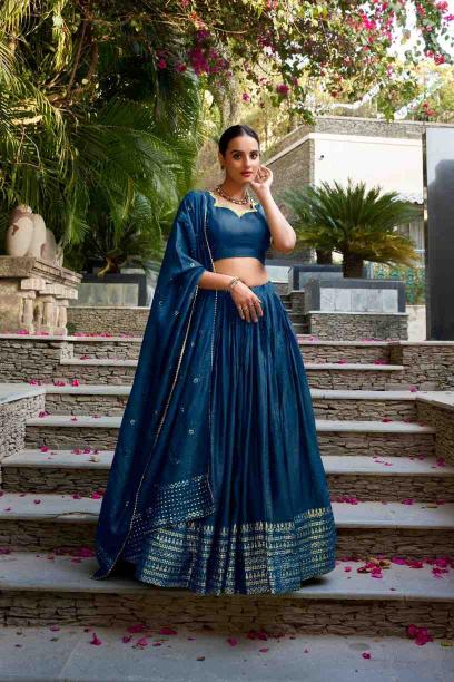 LNB 1906 Chanderi NBl Designer lehenga choli wholesale