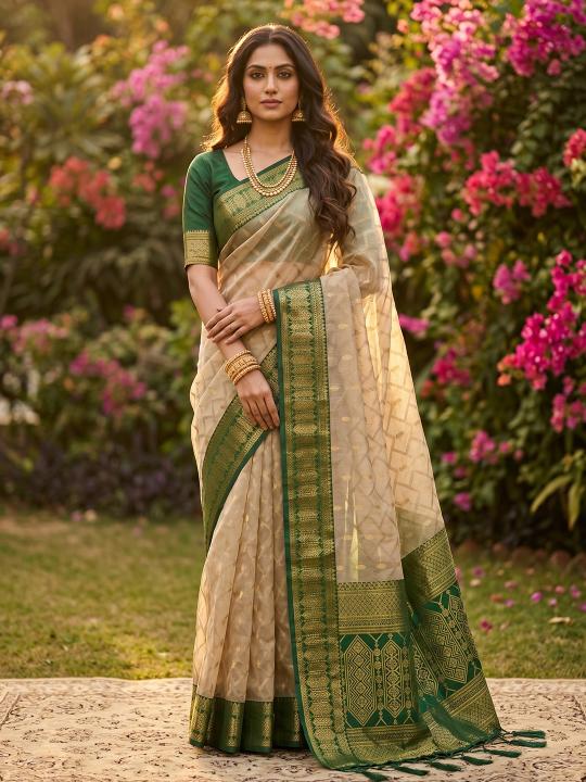 MADHVI COTTON BY SHREE SHYAM FASHION BARND fancy designer COTTON Silk WITH ZARI BORDAR fabric saree wholesale with Fancy latkan