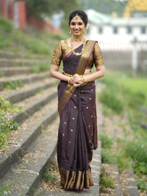 Malhar banarasi soft silk catalogue sarees online shopping 