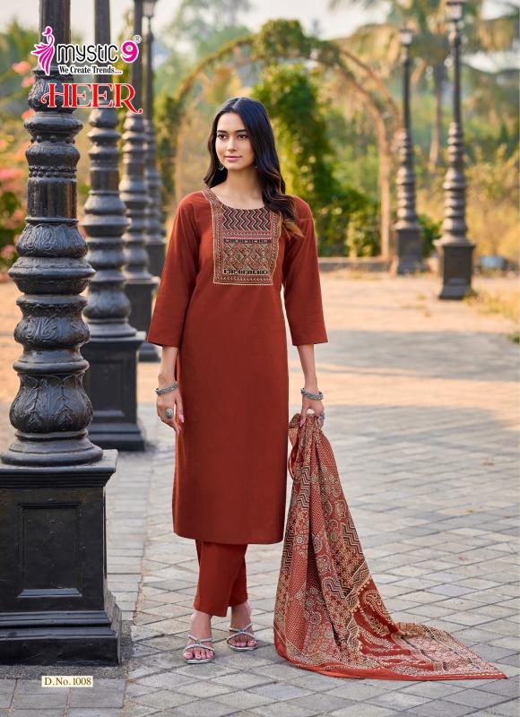 Mystic9 heer vol 1 wholesale branded kurtis free delivery 