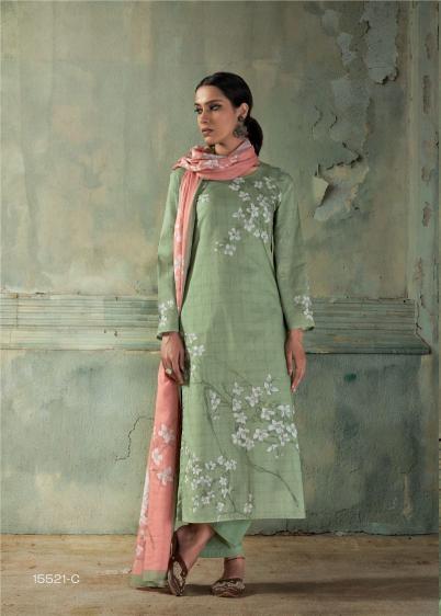 Omtex falak cotton dress material by wholesale 