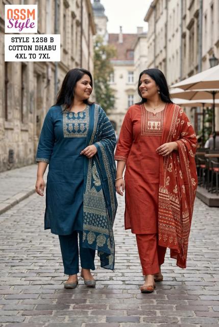 Ossm style 1258 B wholesale kurtis in belgaum 