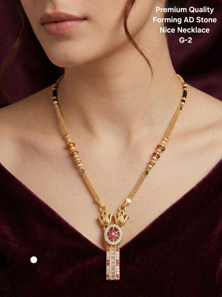 Premium quality forming AD stone Nice Necklace G 2 Bulk artificial jewelry suppliers in India
