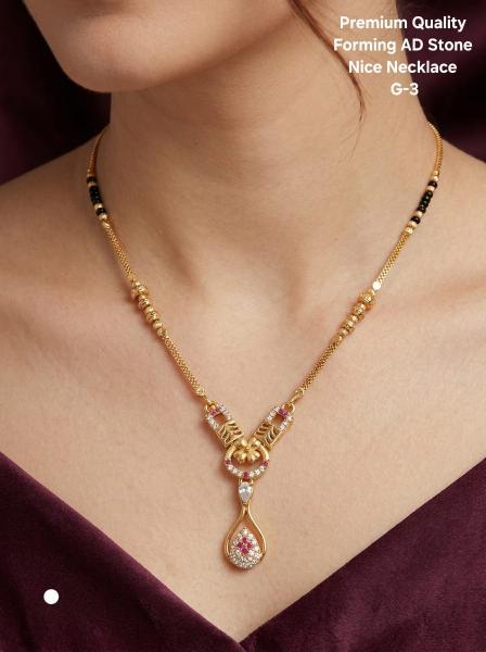 Premium quality forming AD stone Nice Necklace G 3 Best wholesale artificial jewelry in India
