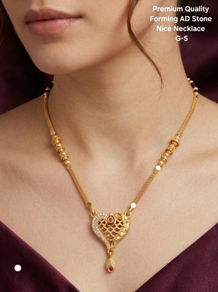 Premium quality forming AD stone Nice Necklace G 5 Cheap artificial jewelry wholesale India