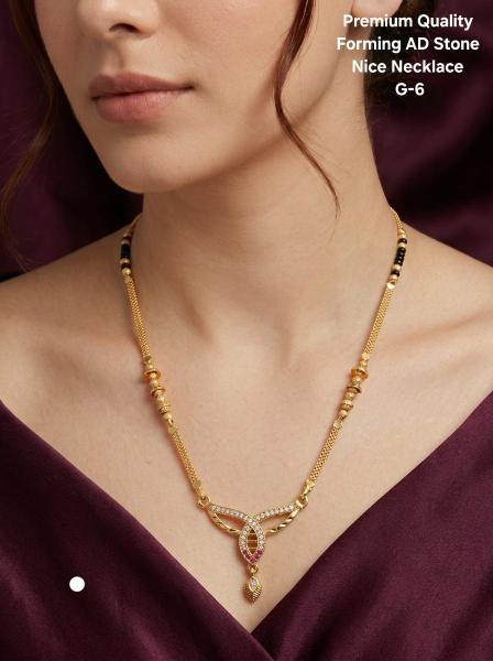 Premium quality forming AD stone Nice Necklace G 6 Online artificial jewelry wholesalers in India