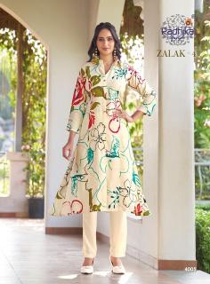 Radhika lifestyle zalak vol 4 coord set surat