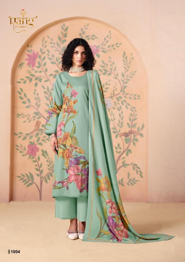 Rang fashion nikhaar catalogue dress material online wholesale 