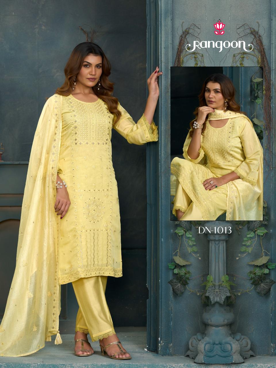 Rangoon d.no-1013 wholesale kurti shop in pandri 