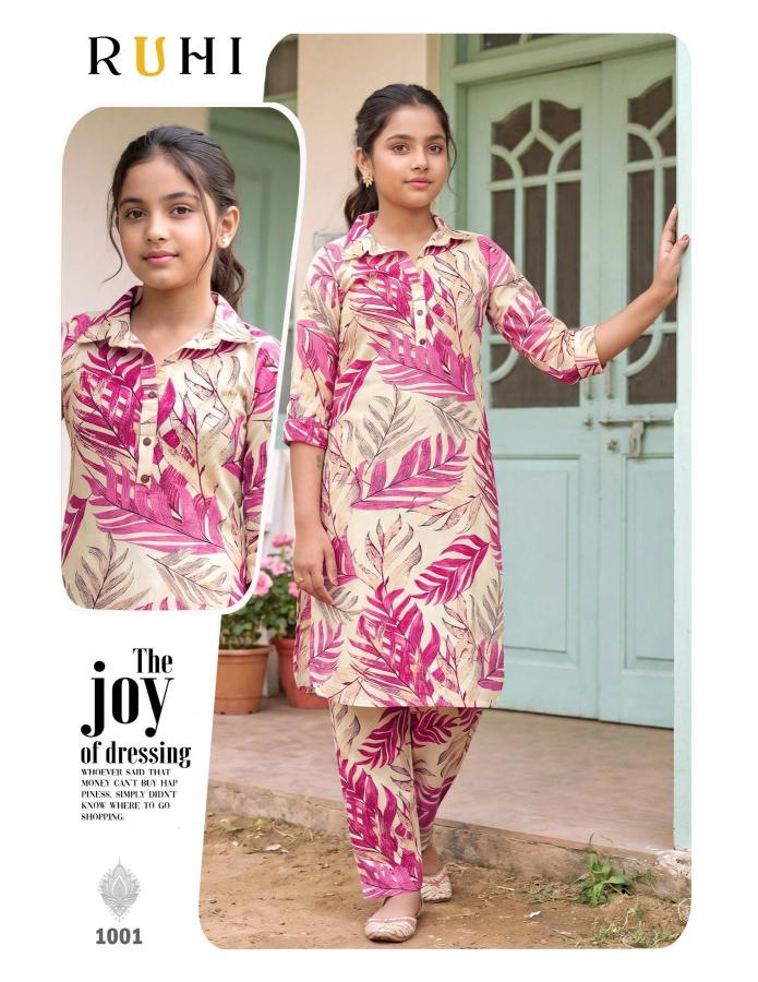 Ruhi Kids Rayon Children kurti suppliers in ahmedabad
