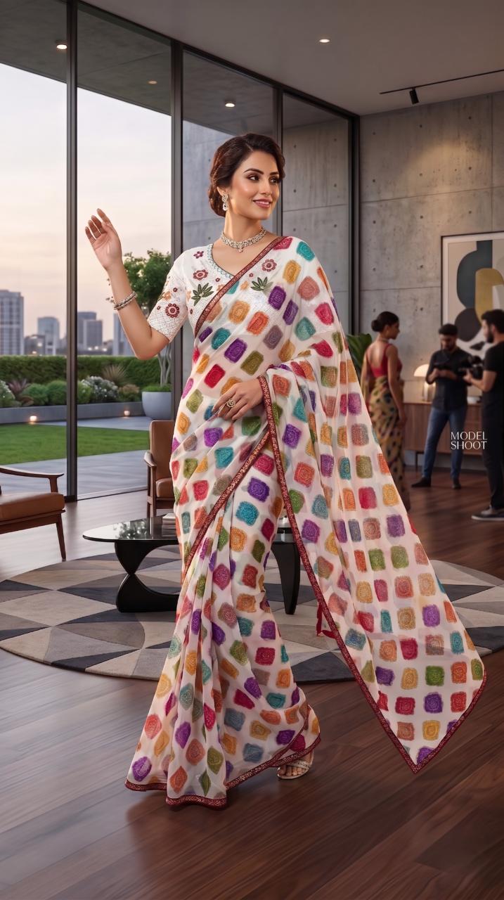Shorya single color saree urat wholesale market list 