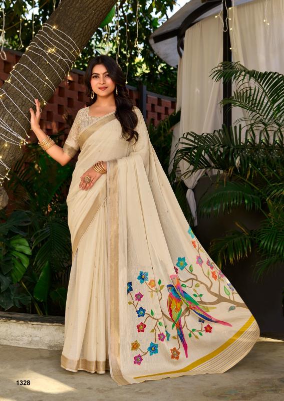 Sr senara parrot foil saree online seller in surat 