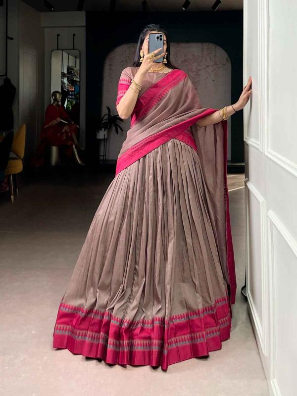 Taraa L 1901 Pure Chanderi Lehenga choli manufacturers