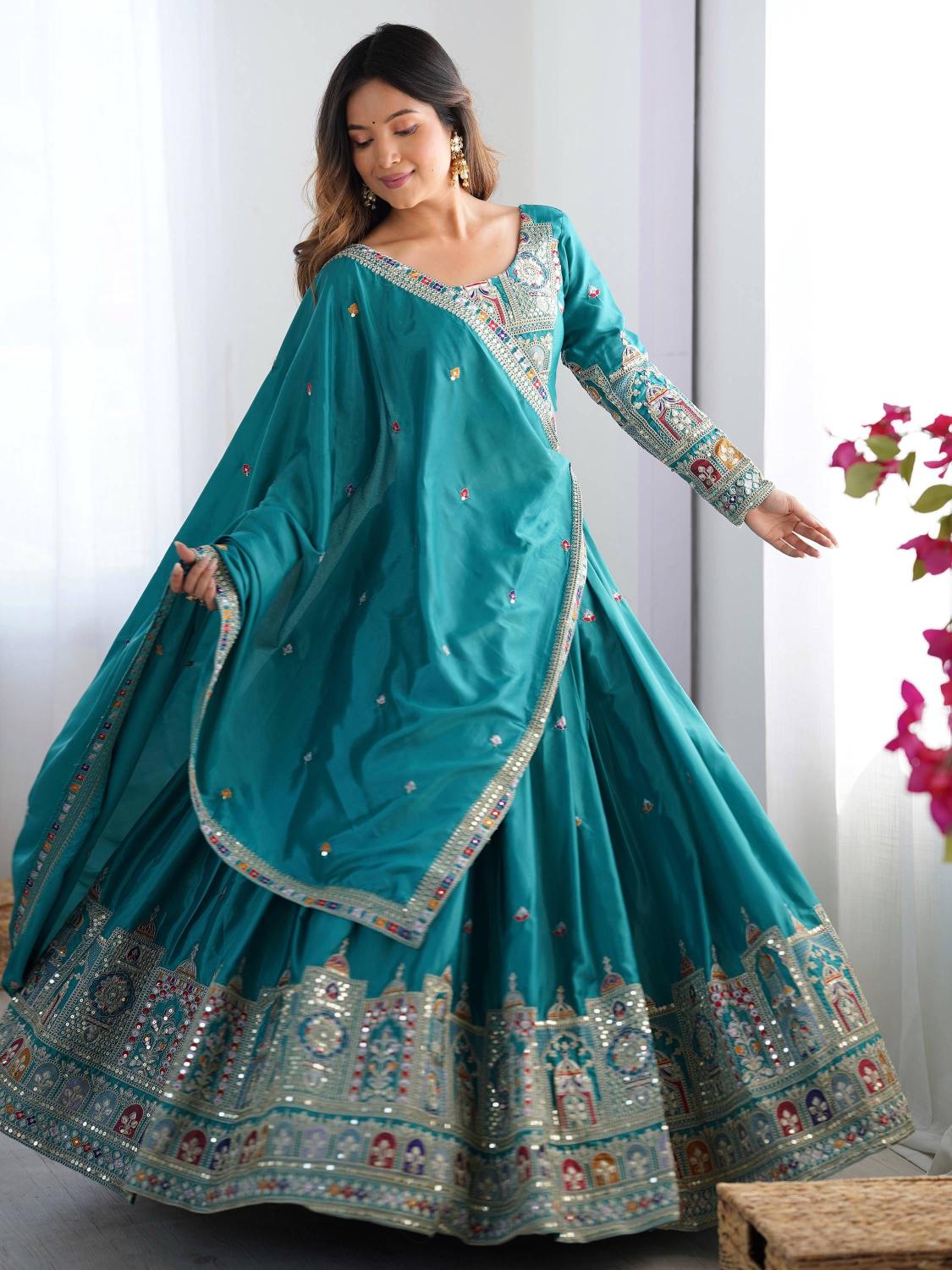 Tc 297 To 299 French Crepe Indian lehenga choli wholesale