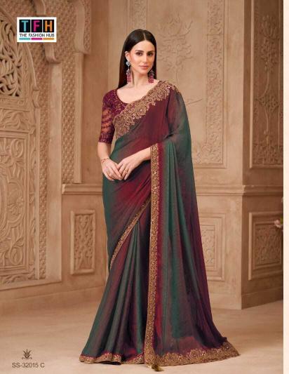TFH 32015 colour saree wholesale clothing website