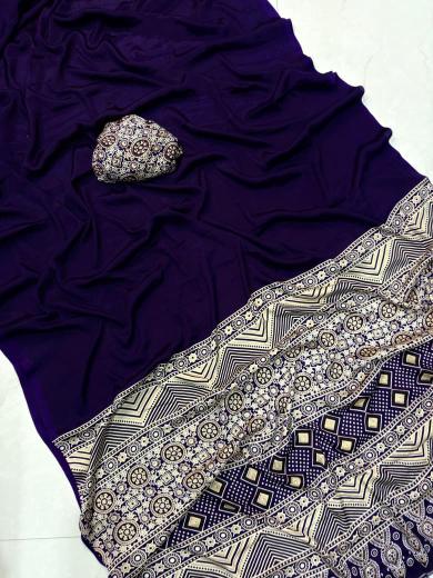 Vastrangan ajrakh saree wholesale shops in surat 