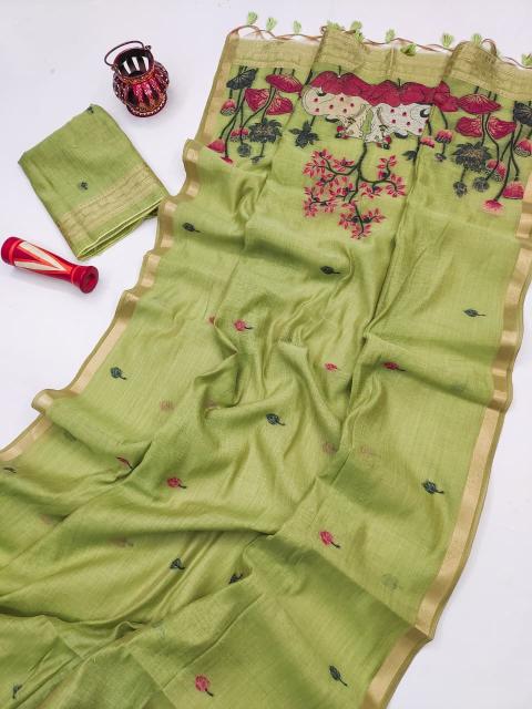 Vastrangan muga cotton saree satin silk surat 