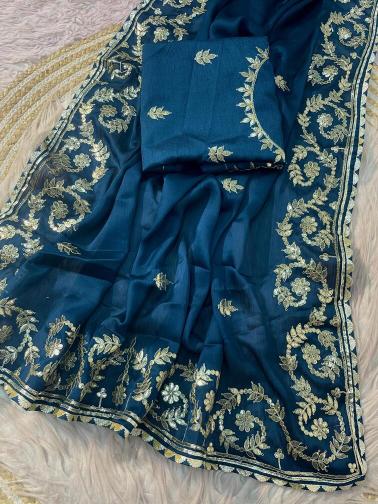 Vinayak gotafoil beautiful saree order