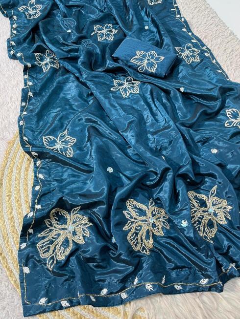 Vinayak khatli work wholesale saree markets in india 