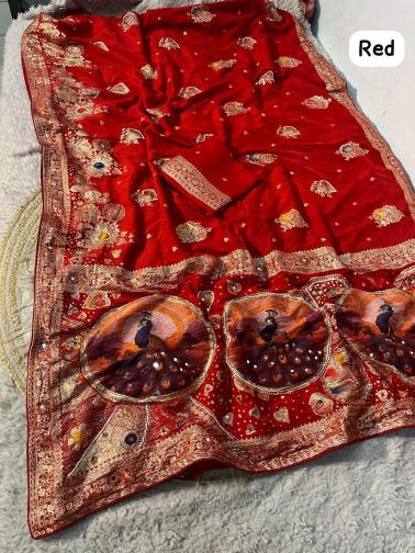 Vinayak peocock pallu saree surat cloth market wholesale rate 