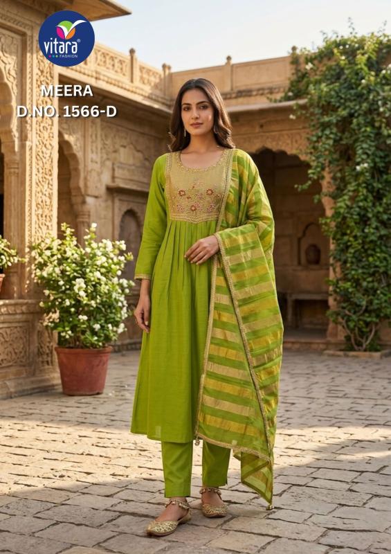 Vitara meera 3pcs wholesale kurti suppliers in surat 