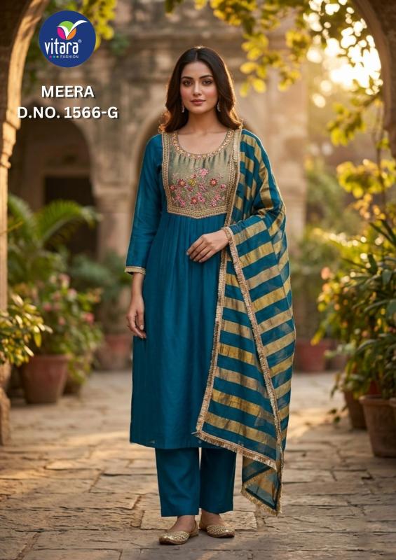 Vitara meera 3pcs wholesale kurti udghatan 