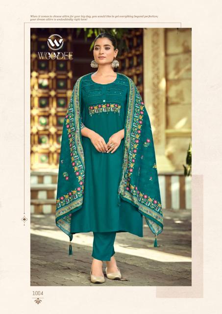 Woodee sahiba 3pcs wholesale kurti faisalabad 