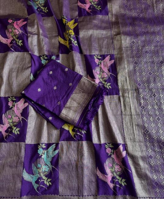 Akshara khadi silk high quality saree wholesale 