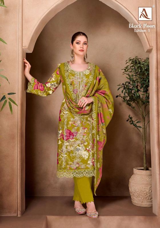 Alok black moon vol-4 surat chdhidar dress material wholesale 