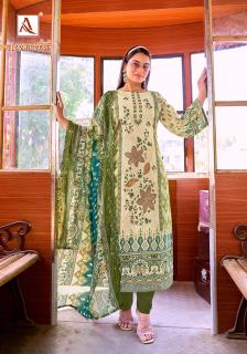 Alok suit elan royale stone and zari work dress materials at wholesale price 