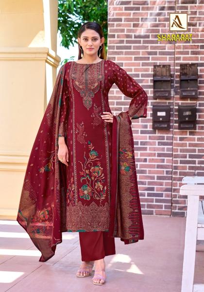 Alok suits shararat dress material in wholesale rate in mumbai 