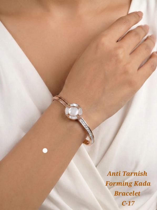 Anti tarnisha forming kada bracelet c 17 Surat imitation jewelry market