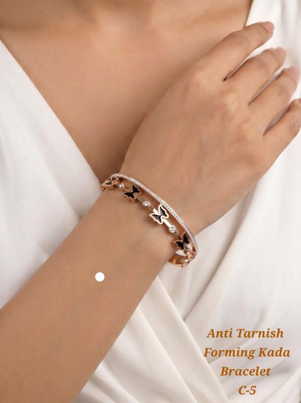 Anti tarnisha forming kada bracelet c 5 Wholesale jewelry supplier in Surat
