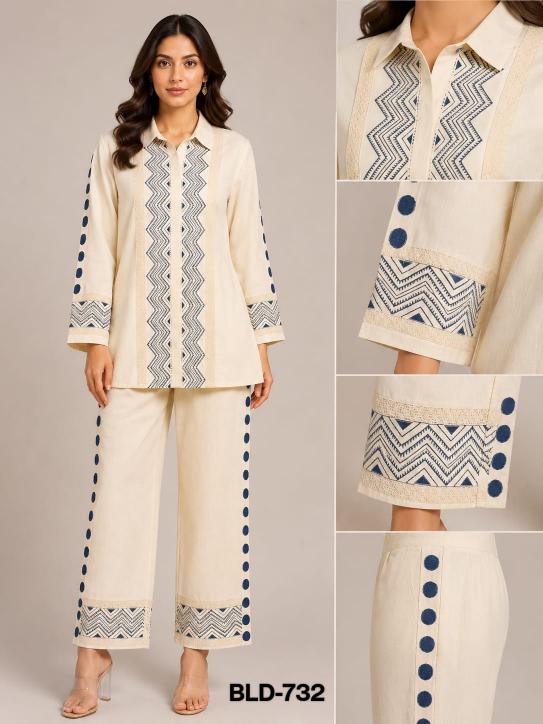 Ballika cotton heavy co ord sets 