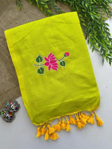 Blousewala khadi cotton cheapest wholesale saree market in india 