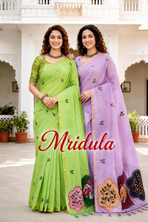 Bunawat - Mridula Sangam Prints Cotton Woven Work Traditional Saree