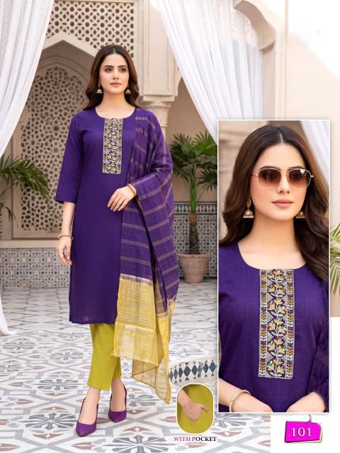 Desi kudi kalki 3pcs wholesale market of ladies kurtis in jalandhar 